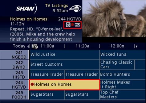 shaw tv problems today.